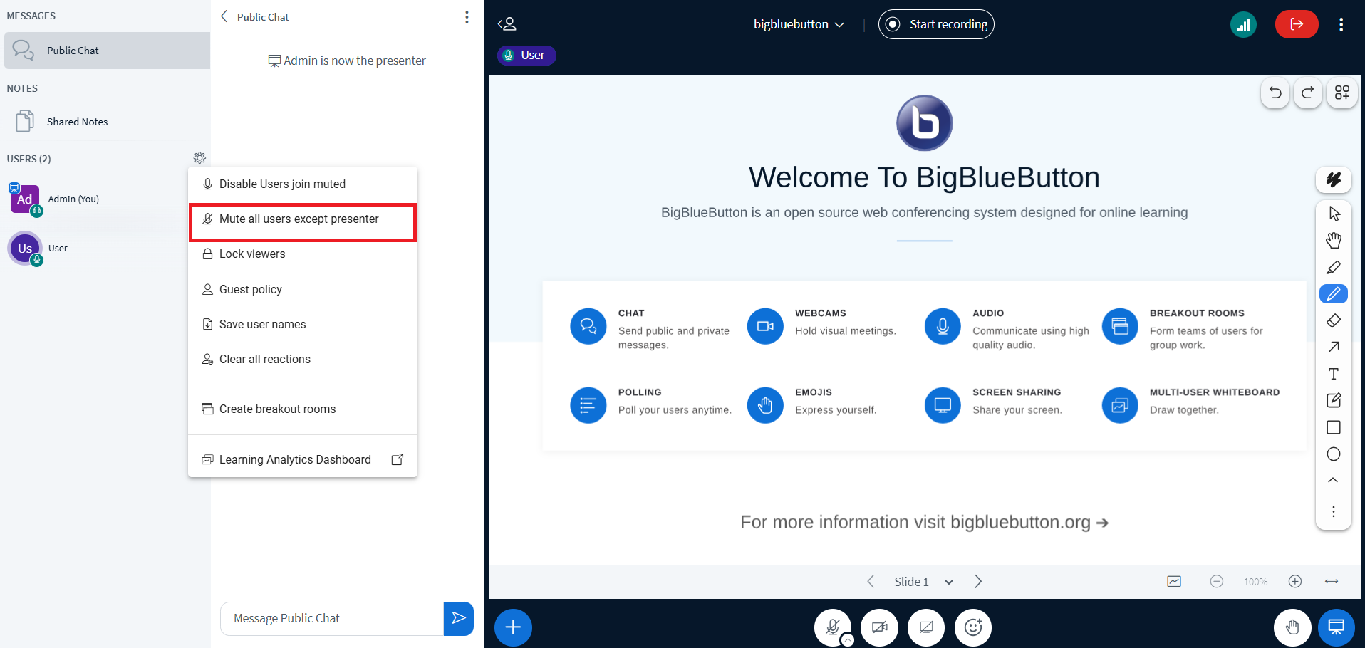 manage-users-bigbluebutton-goldlms.ir